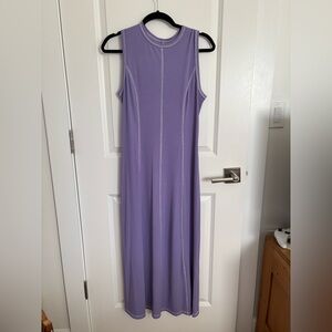 M Athletic Style Purple Mid-Floor length dress